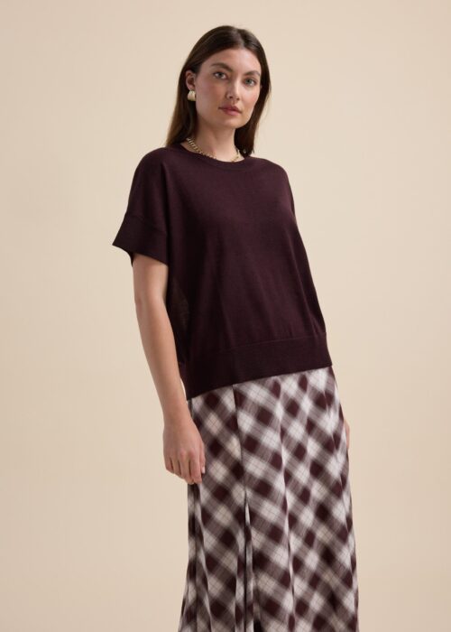 The Merino Silk Knit Tee