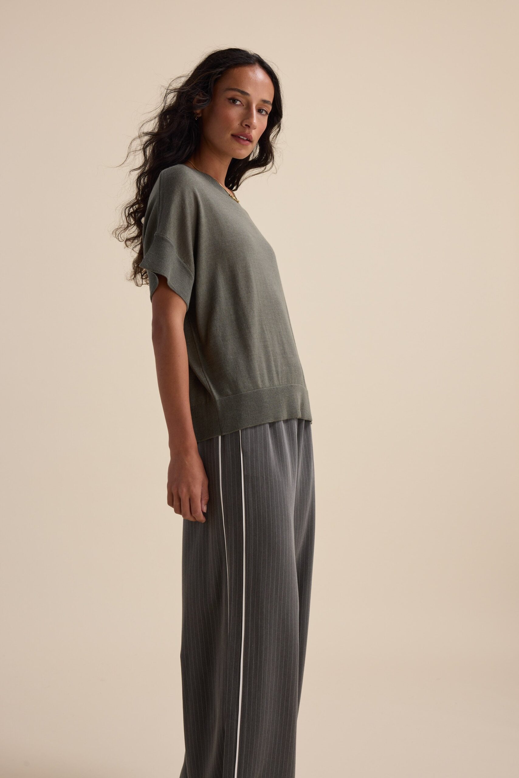 The Merino Silk Knit Tee - Image 3