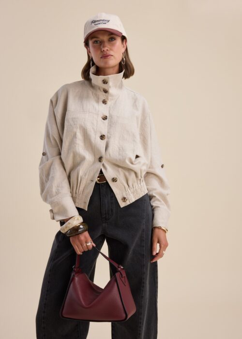 Hudson Gathered Hem Jacket