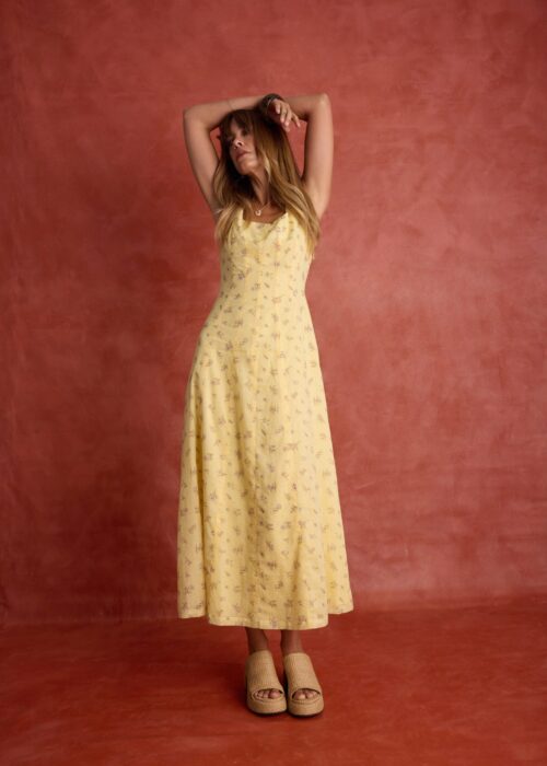 Cece Panelled Midi Dress