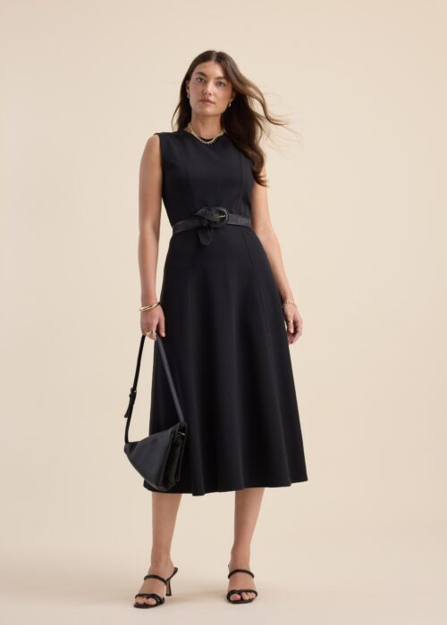 Elementary Sleeveless Midi Dress