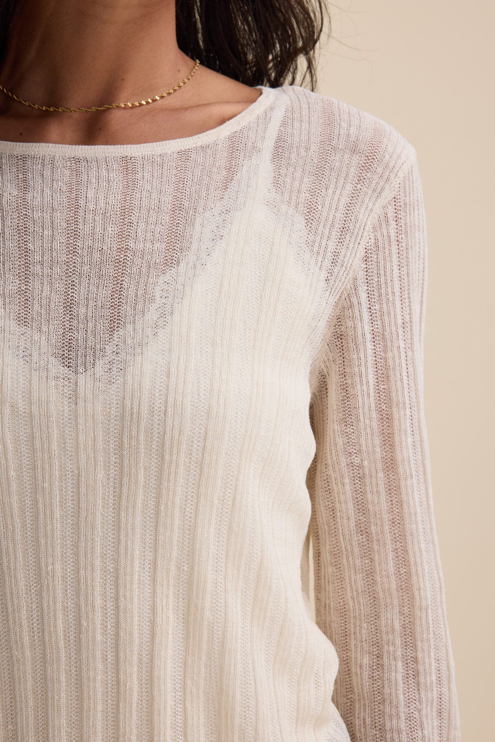Elementary Knitted Layering Top - Image 5