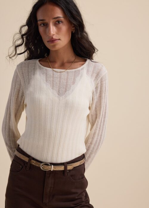 Elementary Knitted Layering Top