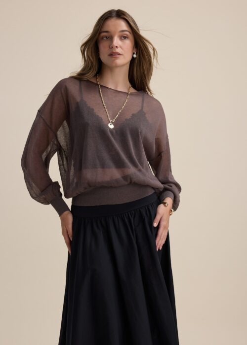 Addie Sheer Knitted Top